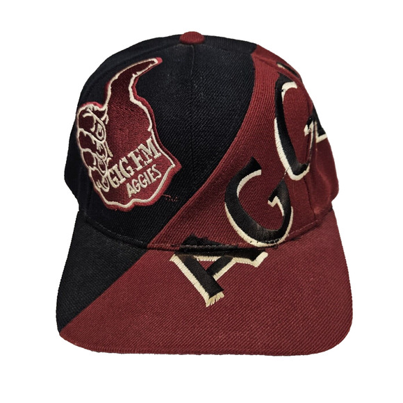 Vintage Texas A&M Aggies Magic By Bee Snapback College Hat Cap NCAA Gig Em Logo - Picture 1 of 14
